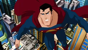 Superman Unbound In Action Wallpaper