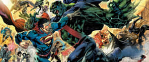 Superman_vs_ Hulk_ Epic_ Battle Wallpaper