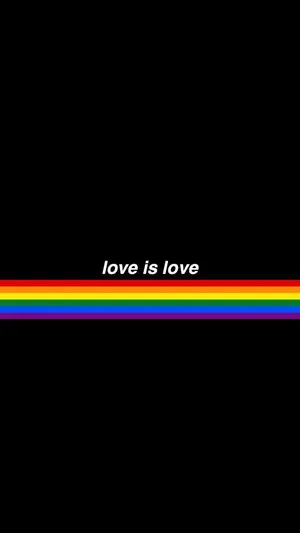 Supporting The Lgbt Community From Aesthetic Vibrations Wallpaper