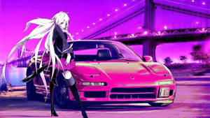 Supra Anime Car Wallpaper