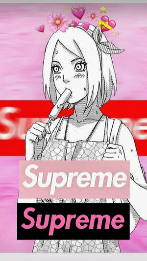 Supreme Aesthetic Anime Wallpaper