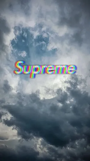 Supreme Aesthetic Clouds Wallpaper