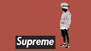 Supreme Anime Character Streetwear Wallpaper