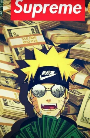 Supreme Anime Mashup Wallpaper