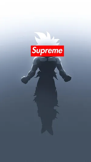 Supreme Anime Silhouette Wallpaper