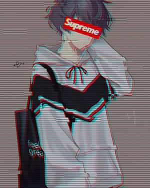 Supreme Anime Style Figure Wallpaper