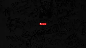 Supreme Graffiti Laptop Wallpaper