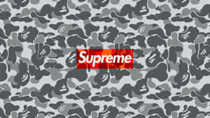 Supreme Logo - Instantly Recognized Throughout The World Wallpaper