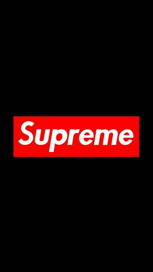 Supreme Red Baddie Wallpaper