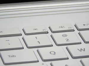 Surface Book Keyboard Closeup Wallpaper