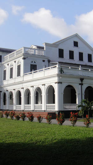 Suriname Paramaribo Building Wallpaper