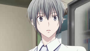 Surprised Anime Character Yuki Sohma Wallpaper