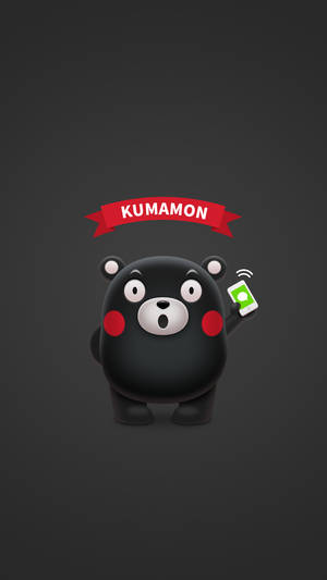 Surprised Kumamon Art Wallpaper