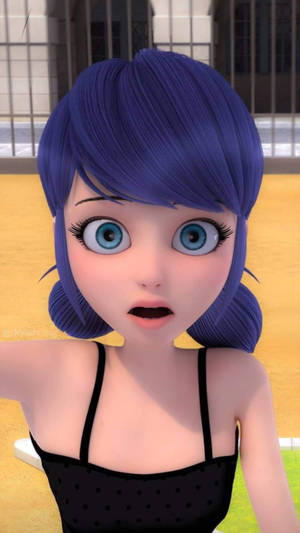 Surprised Marinette Wallpaper