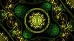 Surreal Dreamscape In Vibrant Colors Wallpaper