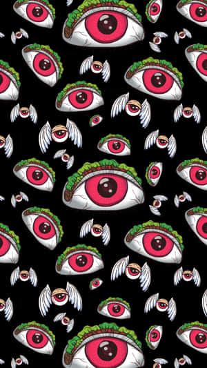 Surreal Eyes Pattern.jpg Wallpaper