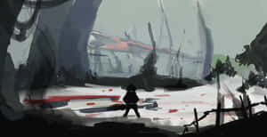 Surreal Landscape Of Nuclear Winter Wallpaper