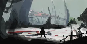 Surreal Landscape Of Nuclear Winter Wallpaper