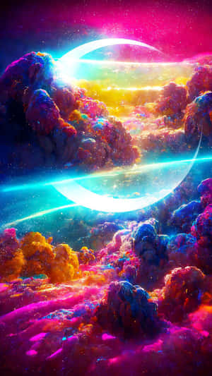 Surreal Trippy Sky Adventure Wallpaper