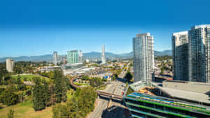 Surrey Cityscape Sunny Day Wallpaper