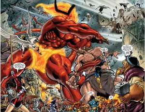 Surtur_in_ Battle_ Comic_ Artwork Wallpaper