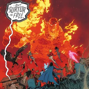 Surtur Unleashed Comic Art Wallpaper