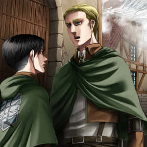 Survey Corps Confrontation Wallpaper