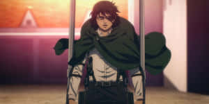 Survey Corps Member Standing Strong Wallpaper