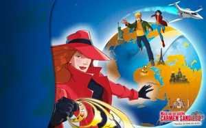 Surviving The Wild And Mysterious World Of Carmen Sandiego Wallpaper