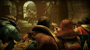 Survivors Running World War Z Aftermath Wallpaper