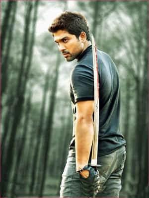 Surya The Soldier Allu Arjun Poster Wallpaper