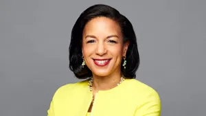 Susan Rice Portraitin Yellow Wallpaper