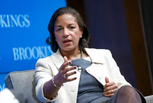 Susan Rice Speakingat Brookings Institution Wallpaper