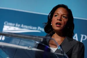 Susan Rice Speakingat Event Wallpaper