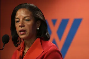 Susan Rice Speakingat Event Wallpaper