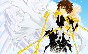 Suzaku Kururugi In Action On A Stunning Battle Scene Wallpaper Wallpaper