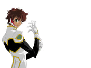 Suzaku Kururugi - Warrior Of Justice In Action Wallpaper