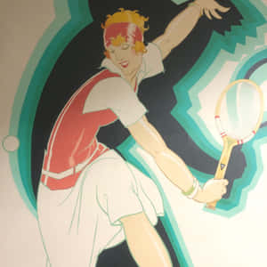 Suzanne Lenglen Animated Illustration Wallpaper