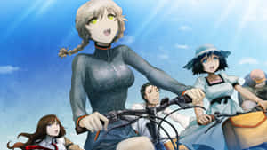 Suzuha Amane In A Beautiful And Captivating Anime Art Wallpaper