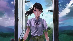 Suzume No Tojimari Anime Character Wallpaper