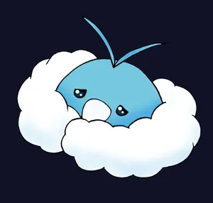 Swaddled Swablu Wallpaper
