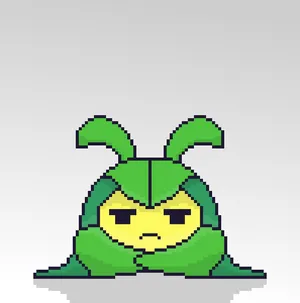 Swadloon Pokemon Pixel Art Wallpaper