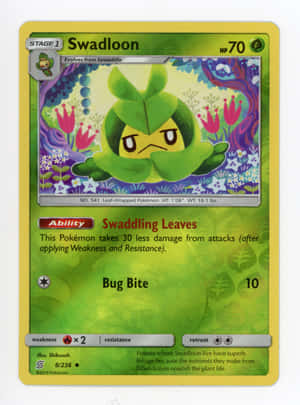 Swadloon Pokemon Trading Card Wallpaper