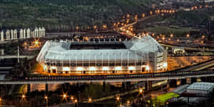 Swansea Stadium Night Lights Wallpaper