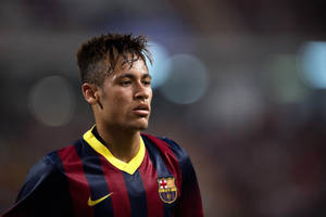 Sweating Footballer Neymar 4k Wallpaper