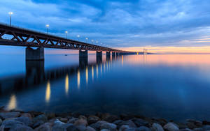 Sweden Oresund Bridge Wallpaper