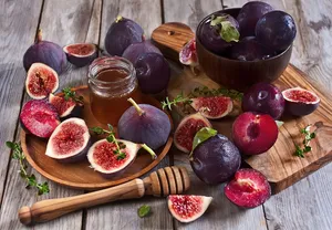 Sweet And Delicious Purple Figs Wallpaper