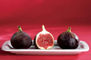Sweet And Juicy Purple Figs Wallpaper