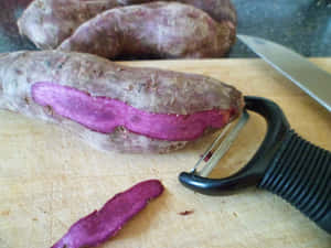 Sweet And Spicy Purple Sweet Potato Wallpaper