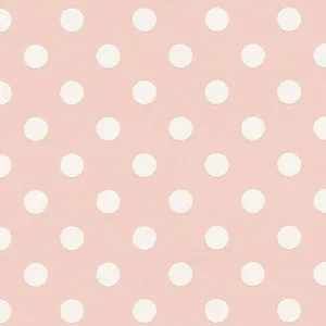 Sweet And Stylish - Playful And Fun Pink And White Polka Dot Wallpaper